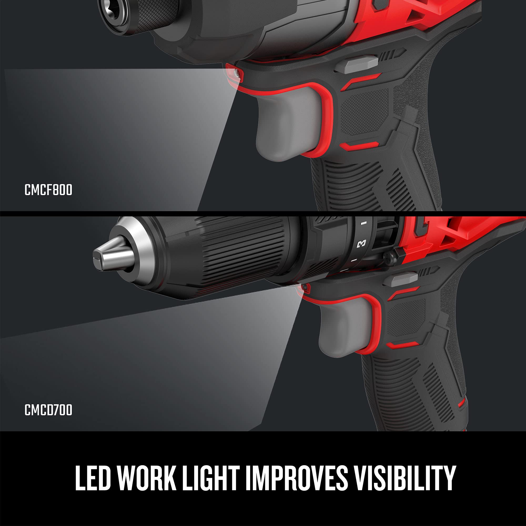 PH2 bit included with Craftsman V20 Max for quick bit changes.