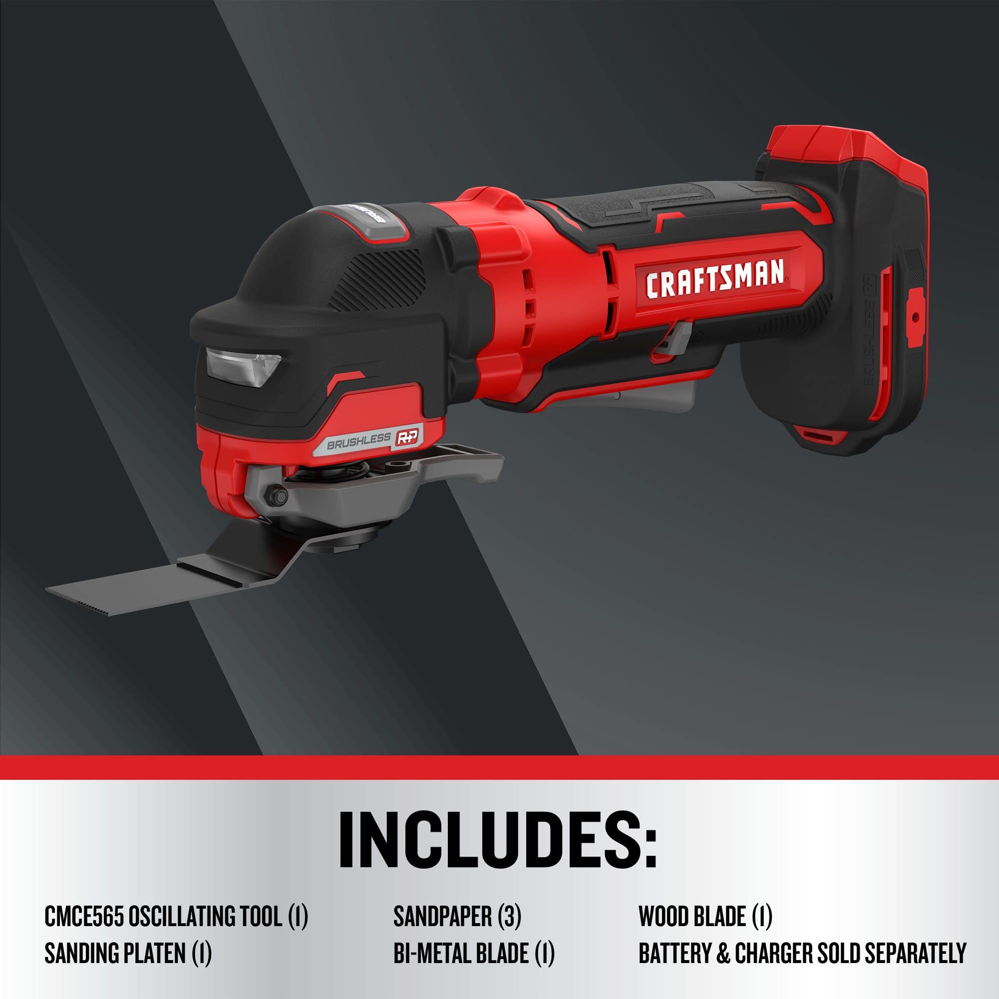 CRAFTSMAN V20 performing deck plunge cuts with accuracy.
