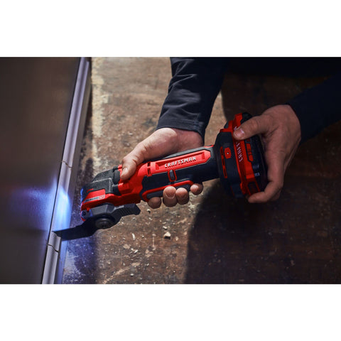 CRAFTSMAN V20 cutting drywall with ease and precision.