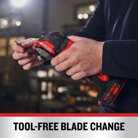 CRAFTSMAN V20 built-in LED light illuminates dark work areas.