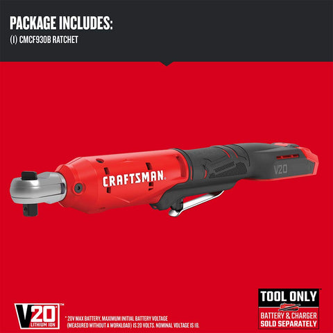 CRAFTSMAN V20 35 ft-lbs torque supports sturdy fastening in repairs.
