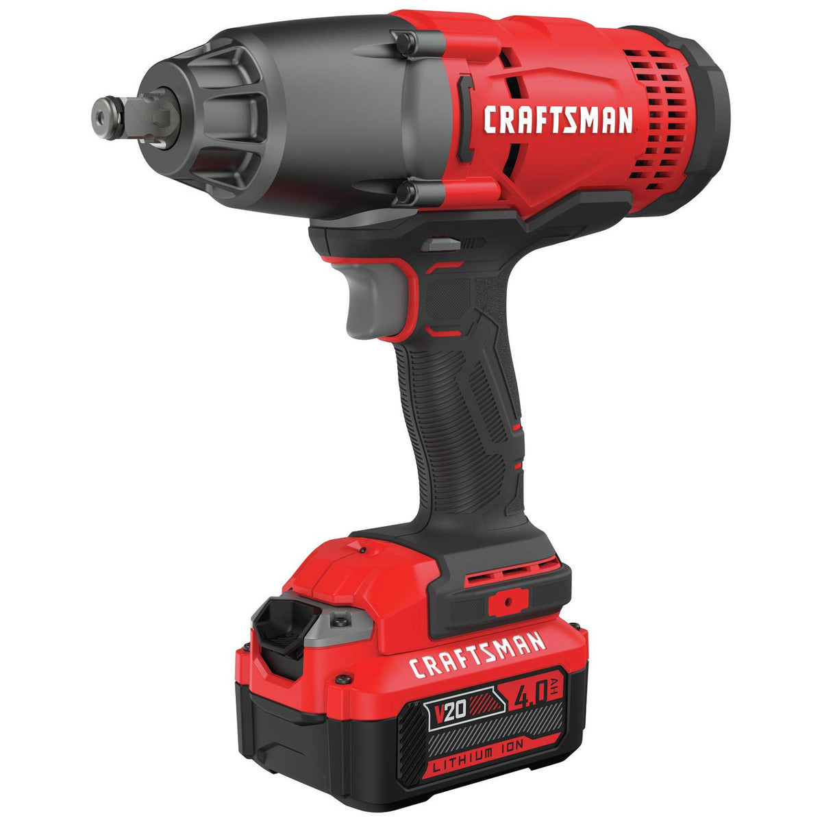 CRAFTSMAN V20 RP 12-in cordless impact wrench front view for high-torque tasks
