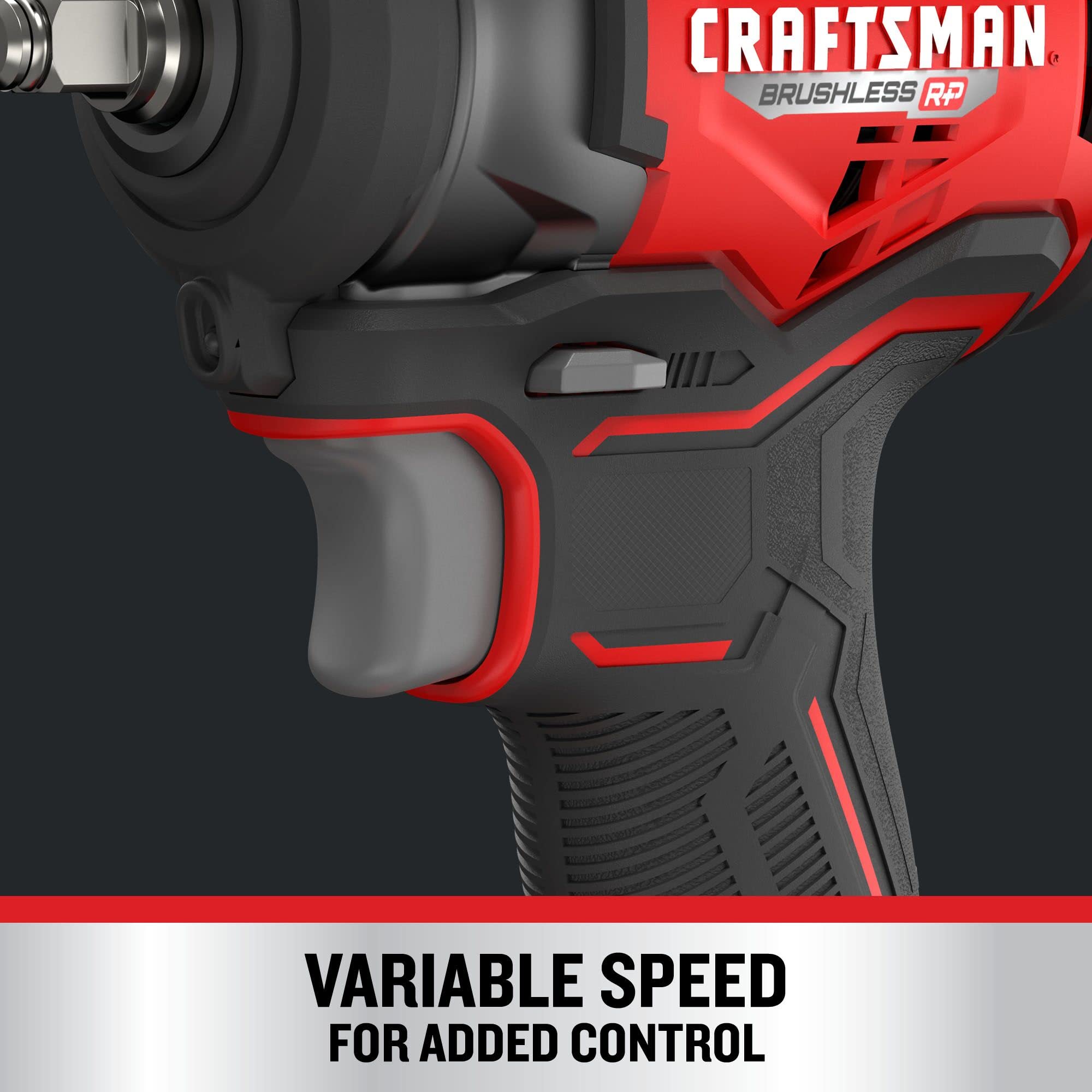 CRAFTSMAN V20 RP cordless impact wrench delivers 165ftlbs torque for heavy-duty work
