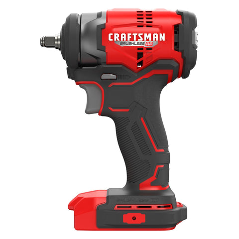 CRAFTSMAN V20 RP cordless impact wrench used in vehicle maintenance scenarios