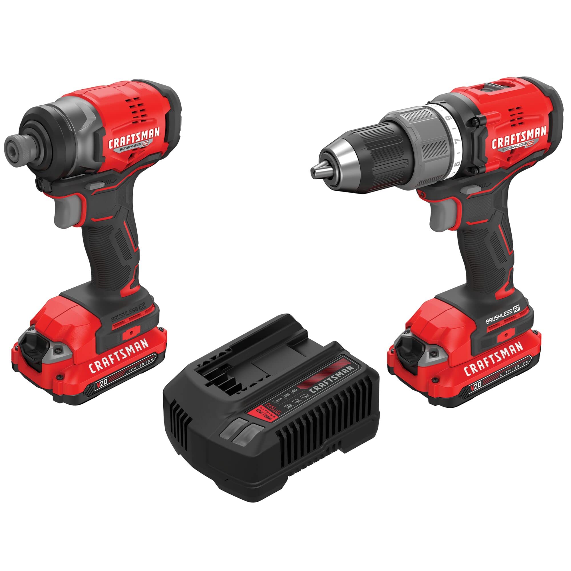 Craftsman V20 RP impact driver shown for high-torque fastening.