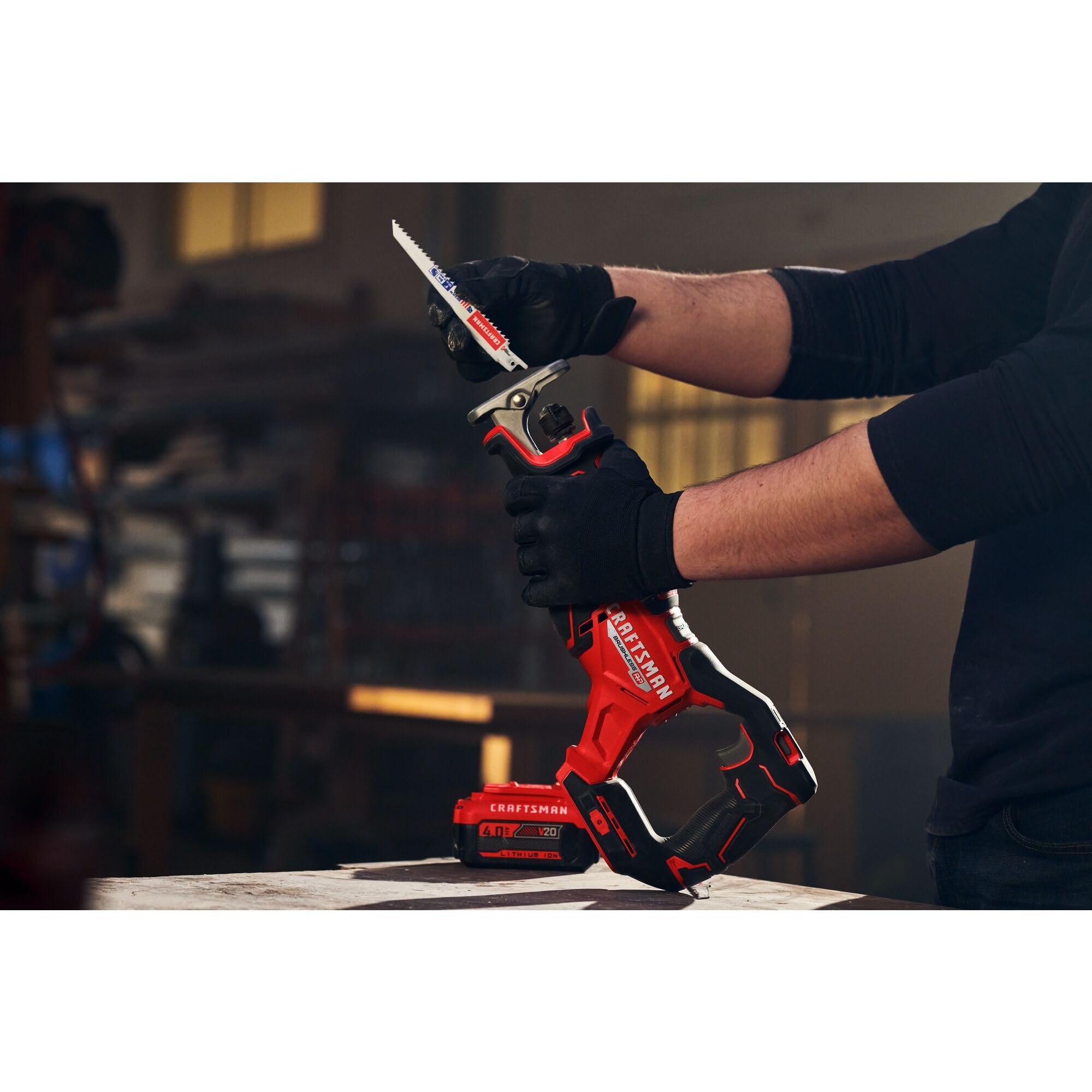 Variable speed trigger on CRAFTSMAN V20 RP offers precise control during work