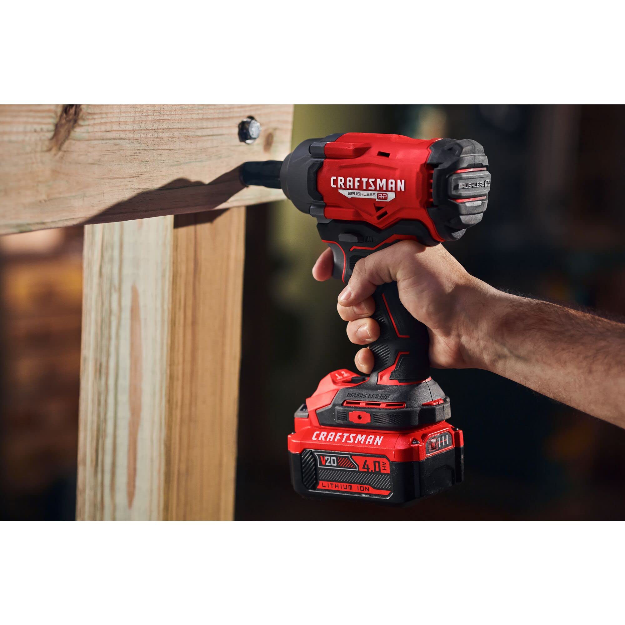 VERSATRACK compatibility allows hanging the V20 for easy access