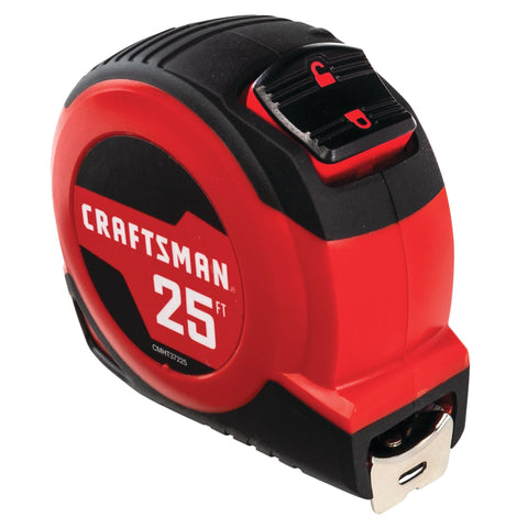 Craftsman tape measure designed for builders and DIY projects.