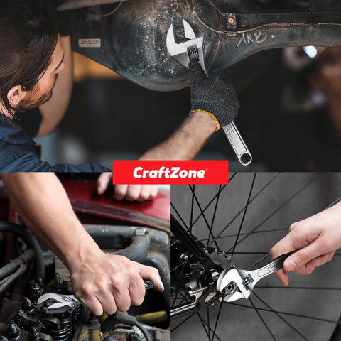 CRAFTZONE ergonomic handle detail highlights comfortable grip during long tasks