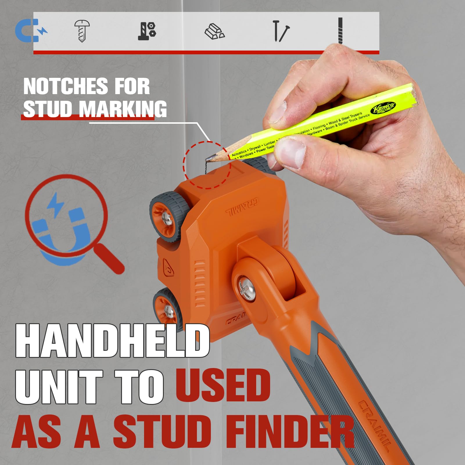 Craimil tool performs best on drywall up to 5/8 inch thickness.