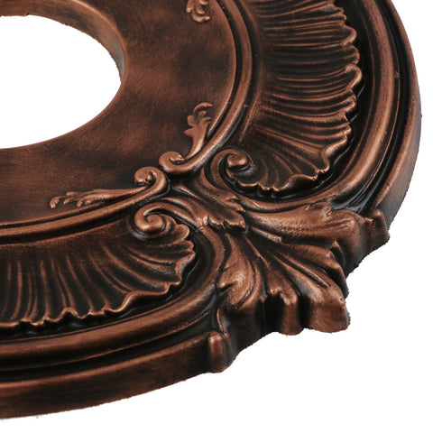 Crapyt bronze ceiling medallion decorative base for light fixtures or fans