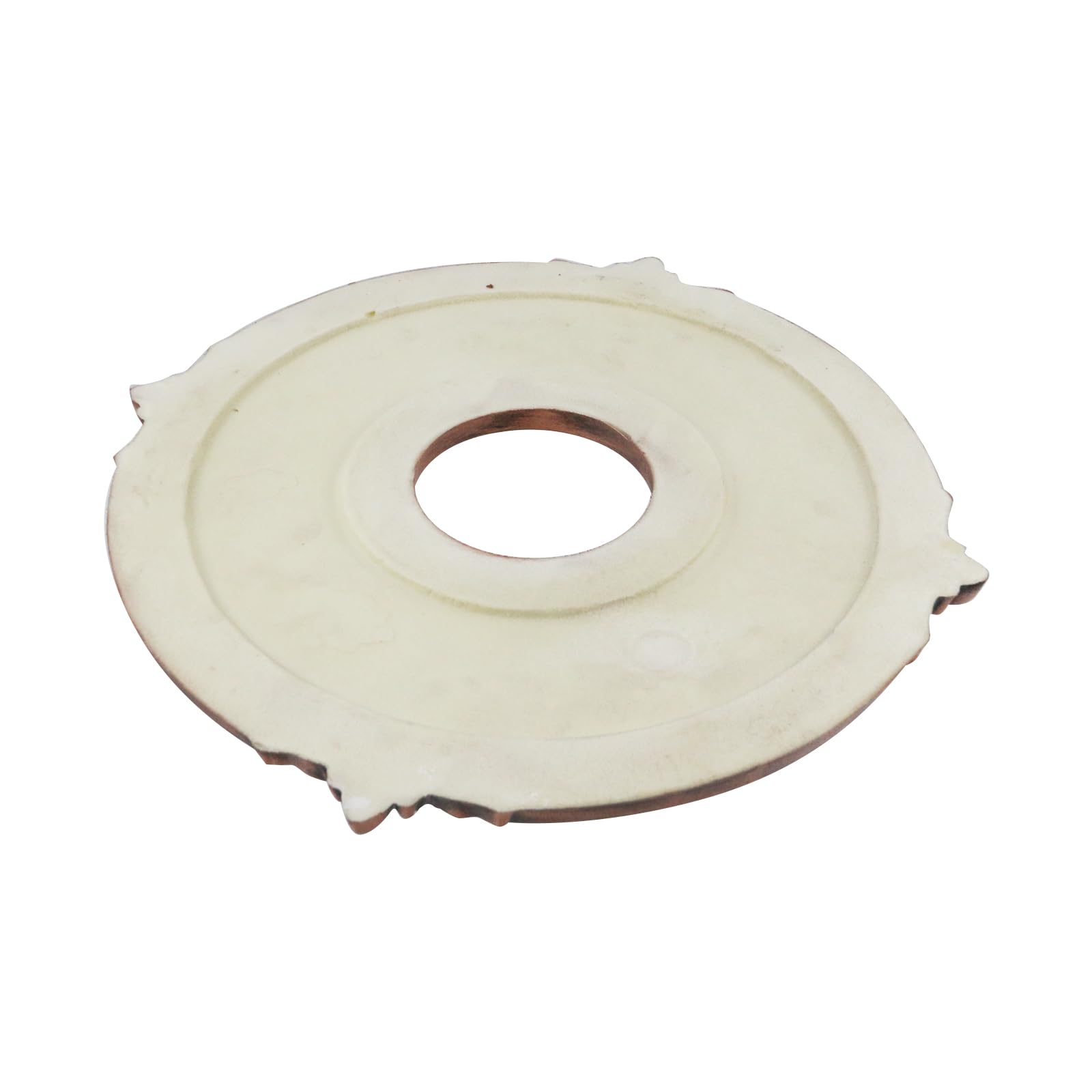 Crapyt bronze carved ceiling medallion center hole design fits conduits and wires