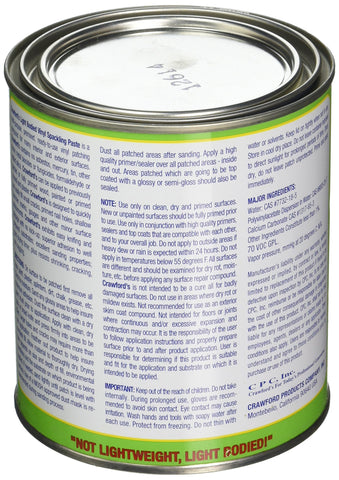 Crawford spackling texture close-up for seamless patching on walls