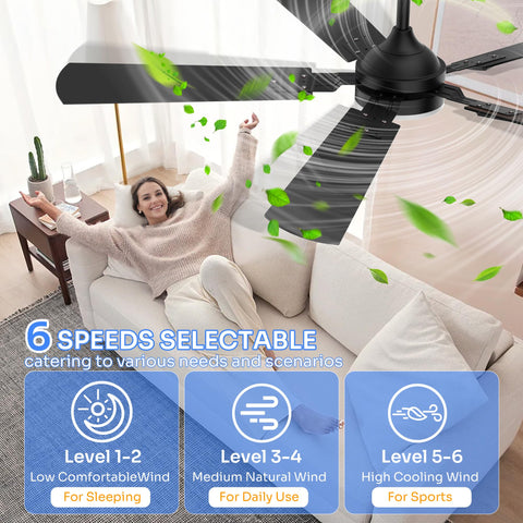 Crazypai dual-color blade option to match decor styles