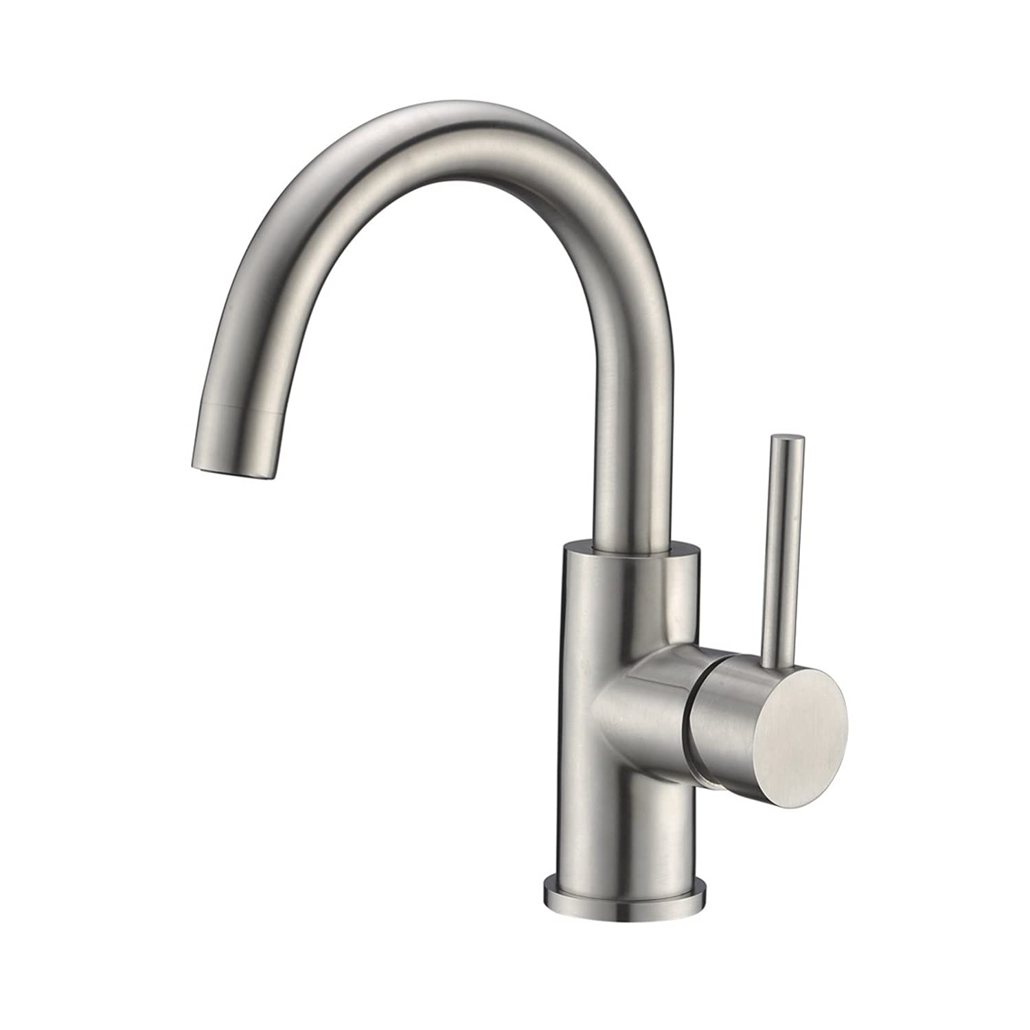 CREA bar faucet in brushed nickel finish for a durable kitchen or bath upgrade