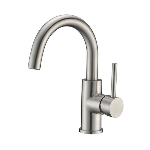 CREA bar faucet in brushed nickel finish for a durable kitchen or bath upgrade