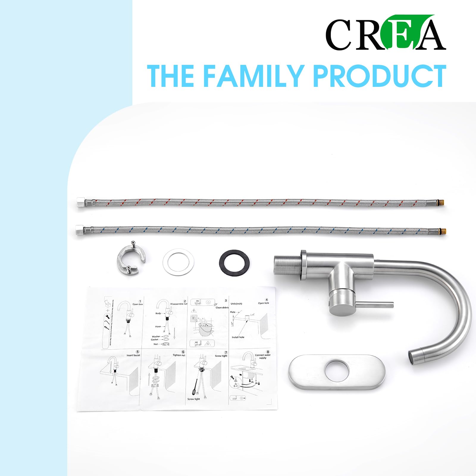 CREA indoor-outdoor versatility for versatile sink setups