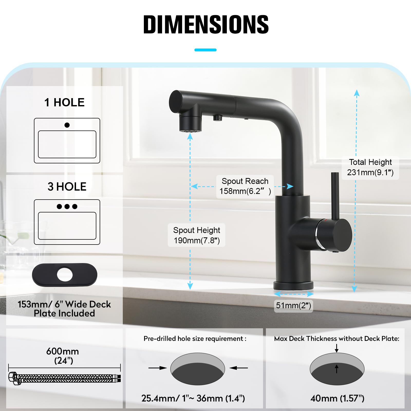 CREA lead-free brass construction ensures durable, safe use.