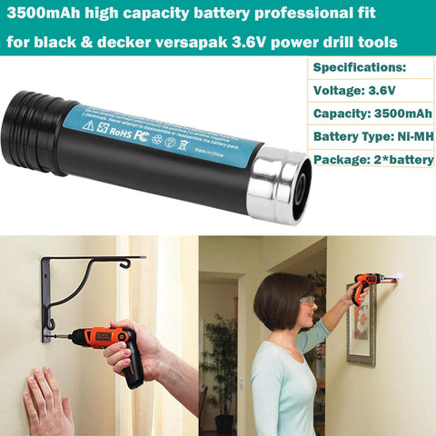 CREABEST VP100C replacement battery ready to power a drill.