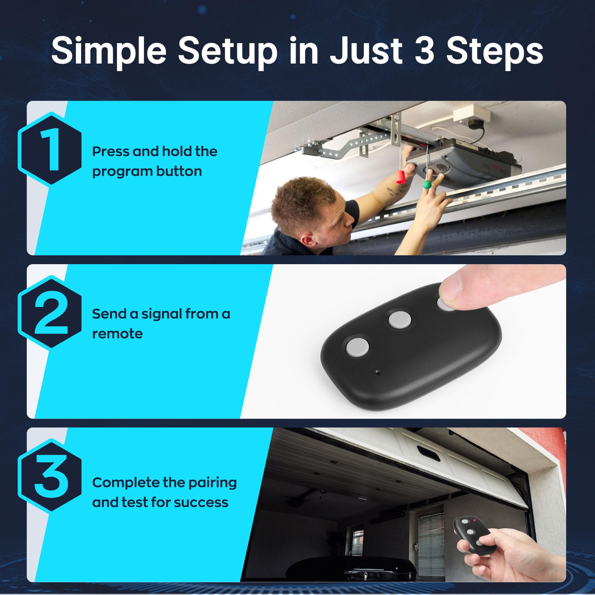 CreaCity compatibility with Linear MegaCode receivers for wide opener support