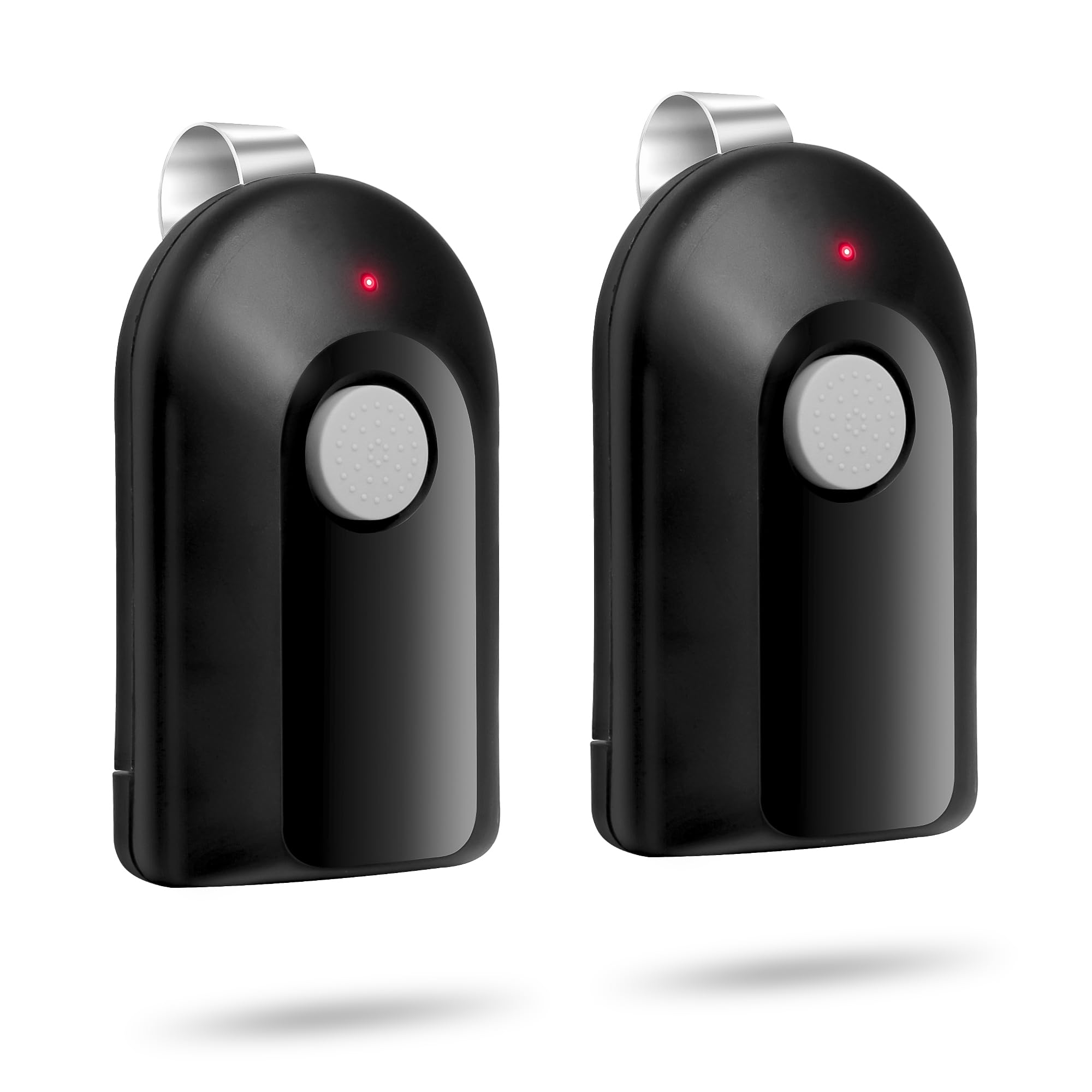 CreaCity Genie remote front view showing compact one-button design for easy access