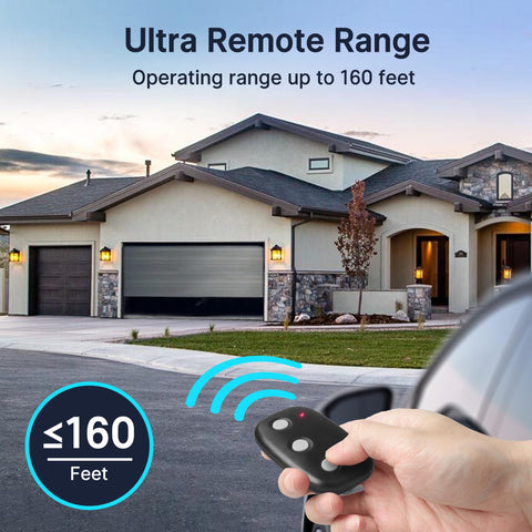 CreaCity 3-button multichannel remote capable of controlling multiple openers