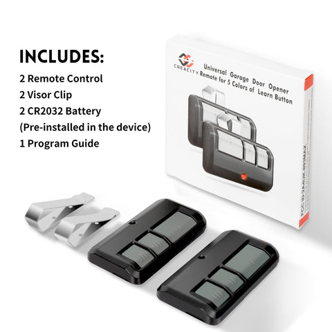 CreaCity two remotes per pack reduce wait times and share access with family
