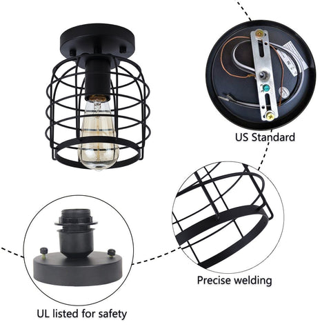 Create For Life UL-listed semi-flush fixture blends durability with timeless design