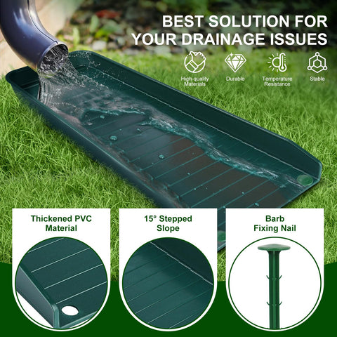 Creative.C 15-degree slope guides runoff efficiently away.