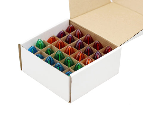 Creative Hobbies indoor-outdoor ready bulbs for versatile lighting.