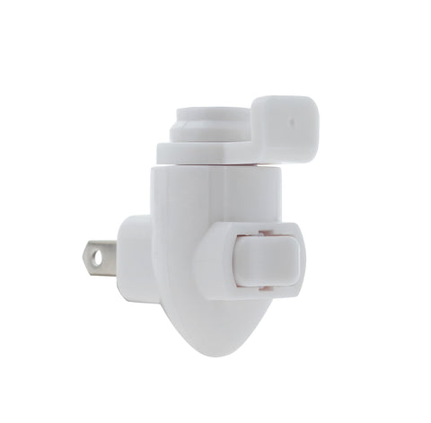 Creative Hobbies plug-in night light module rocker switch close-up for quick on/off.