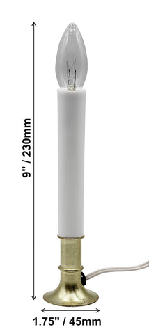 Creative Hobbies window candle stands 6.75 inches tall for balanced display