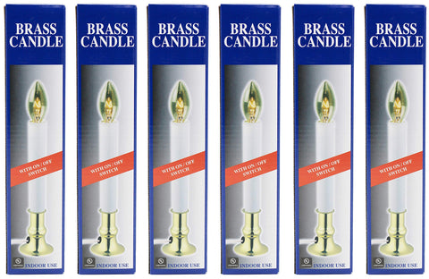 Creative Hobbies window candle compatible with window clips for secure mounting