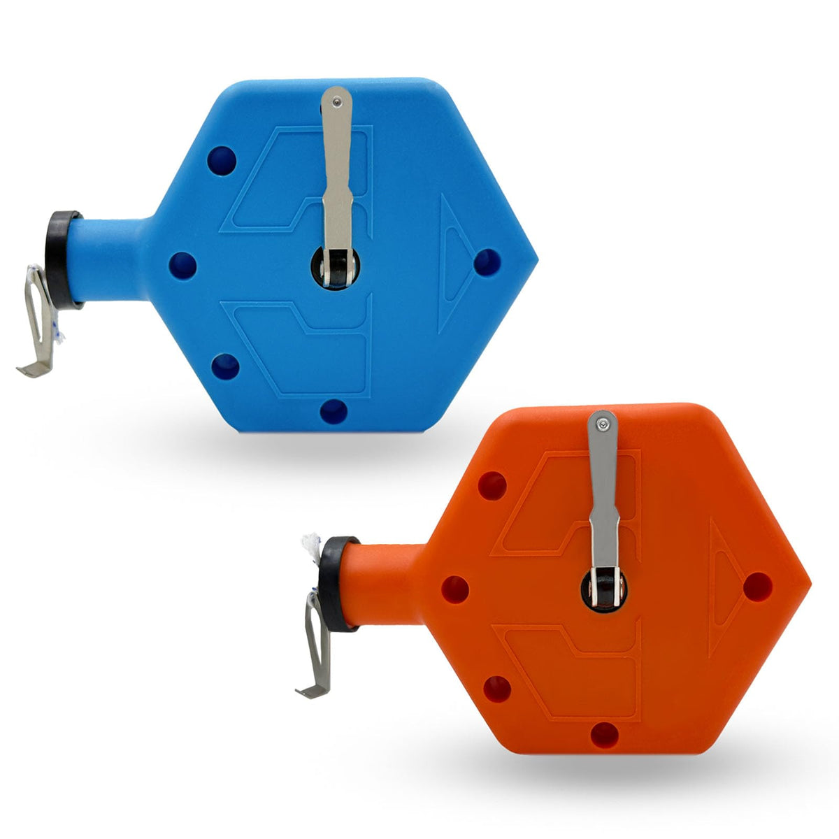 creawea 2pcs heavy duty chalk line with 100-foot reel for precise layout and marking