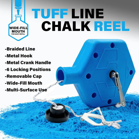 creawea 100-foot line reach ideal for large projects and long layouts