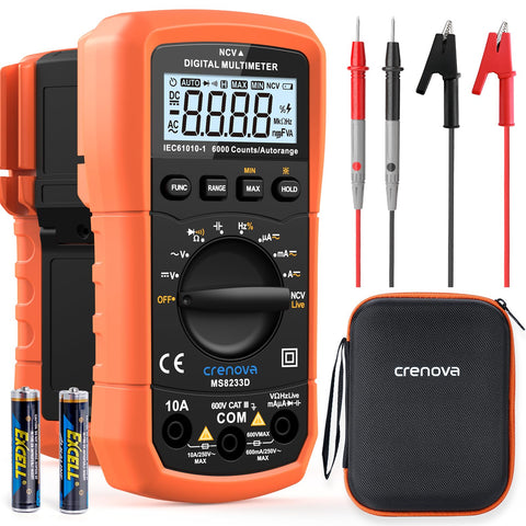 Crenova MS8233D front view with compact design for easy handling.