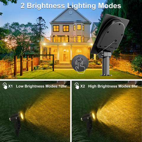 CREPOW adjustable spotlight head up to 180 degrees for flexible lighting.