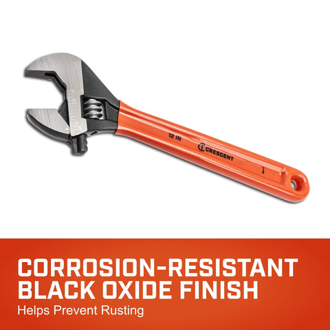 Crescent adjustment mechanism remains stable for easy use