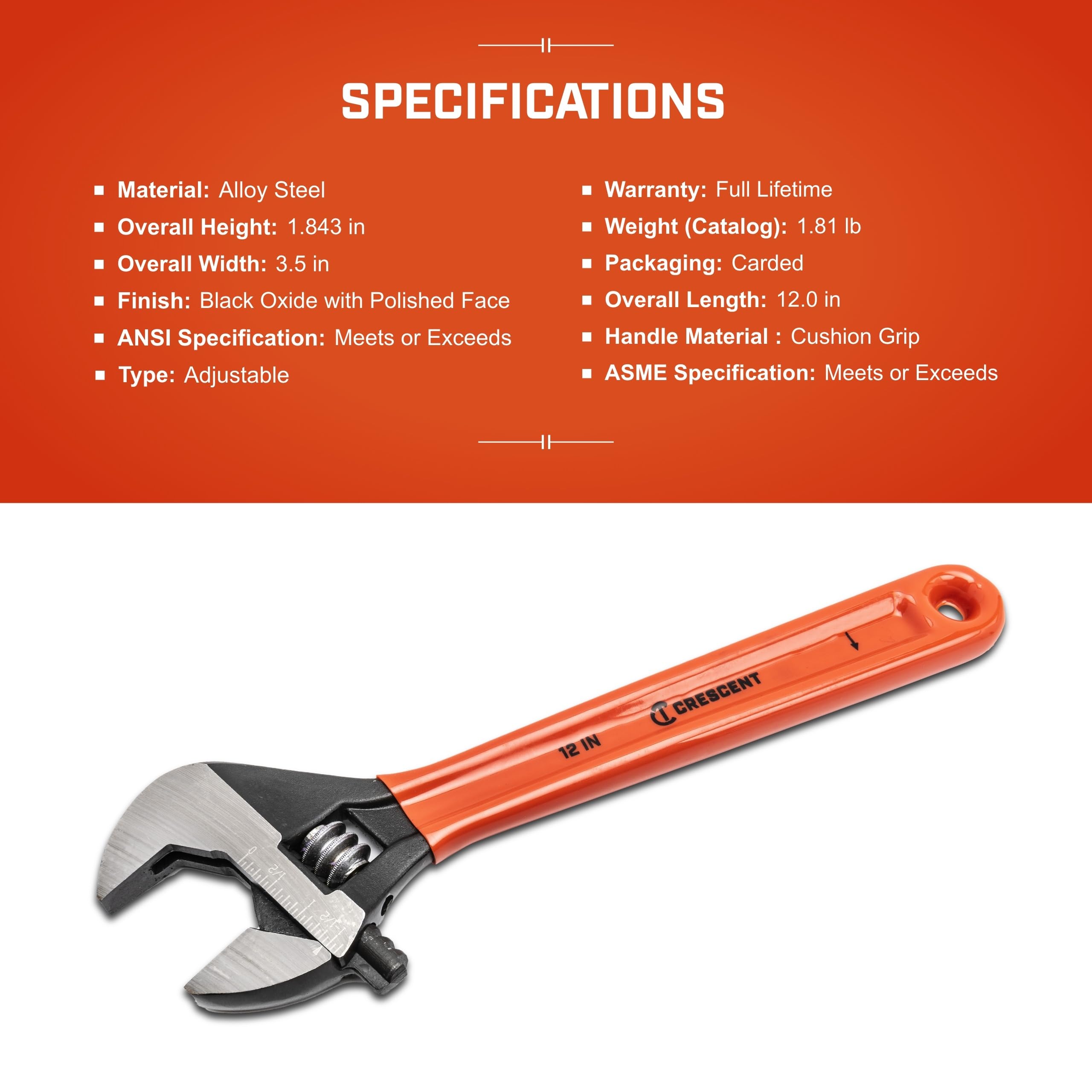 Crescent tension spring aids smooth jaw movement