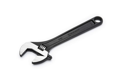 Crescent 8inch adjustable wrench ergonomic handle designed for comfortable extended use.