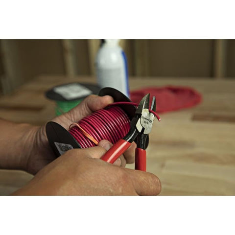 Crescent 9336CVN pliers with hardened edges for durable wire cutting tasks.