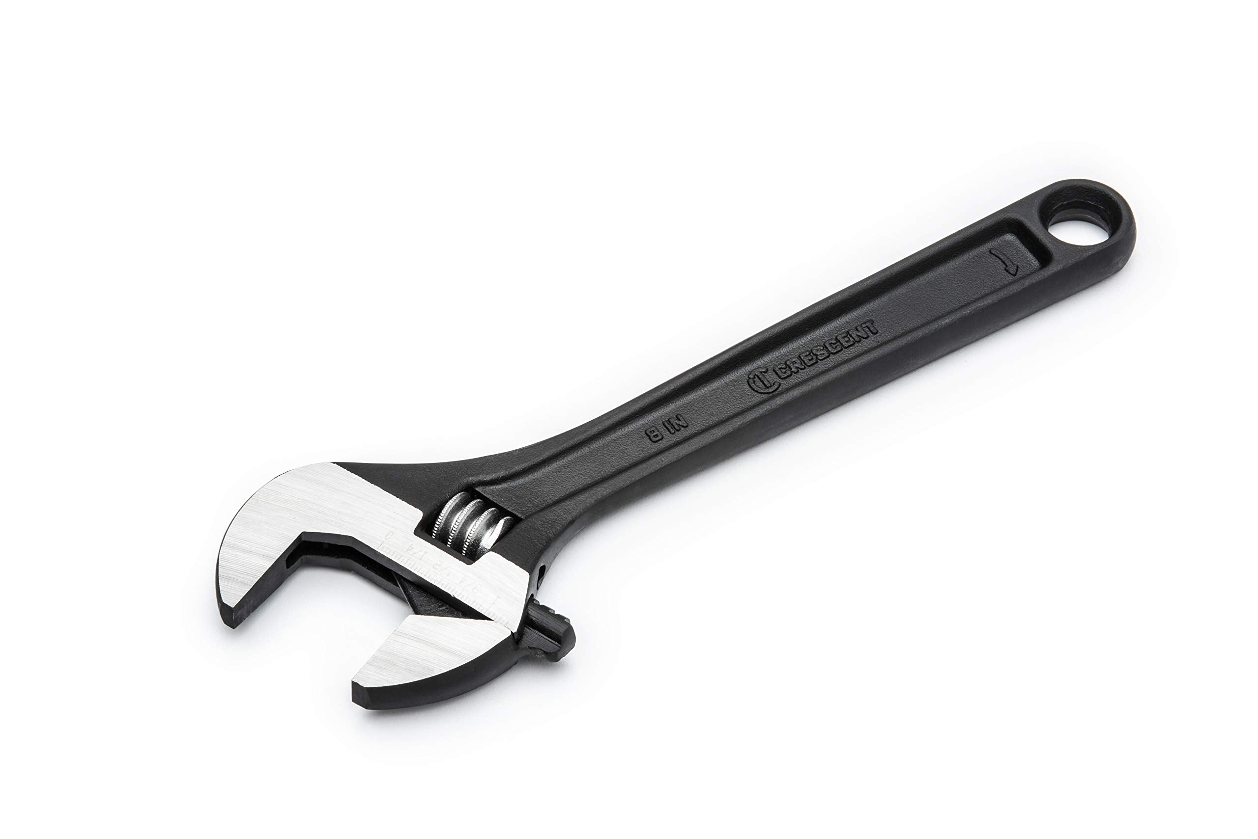 Close-up of Crescent black oxide finish showing corrosion resistance