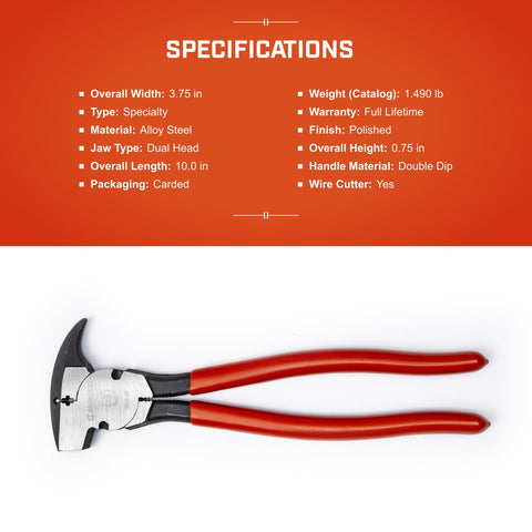 Crescent solid joint design delivering a steady, durable grip