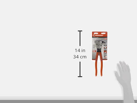 Crescent pliers pulling staples in a utility task for quick removal