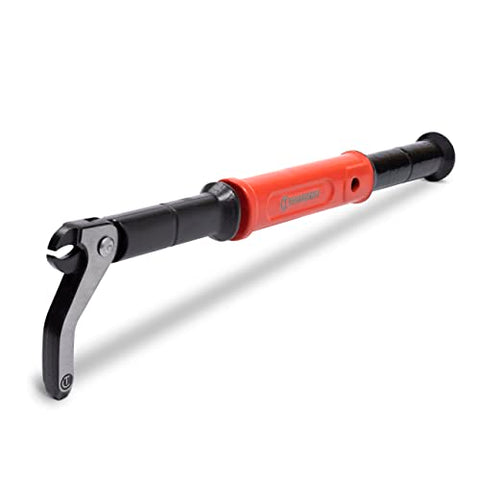Crescent low profile jaw design grips sunken nails with minimal damage