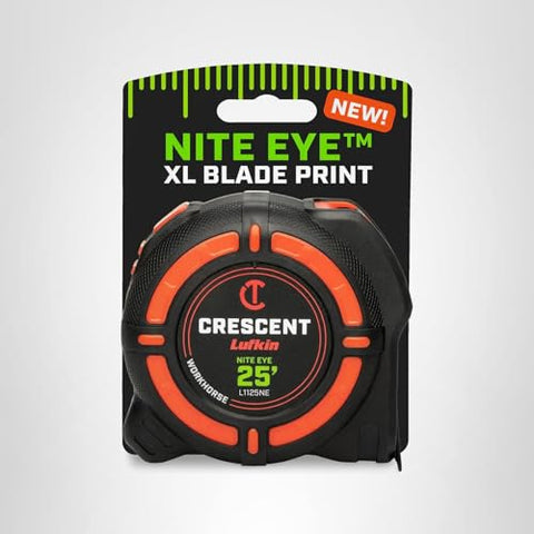 Crescent Lufkin 25 ft WORKHORSE tape ready for on-site tasks