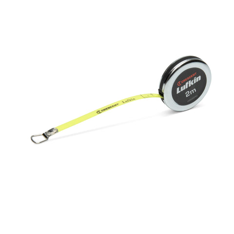 Crescent Lufkin Executive diameter pocket tape shows 6mm to 2m range for quick diameter checks.