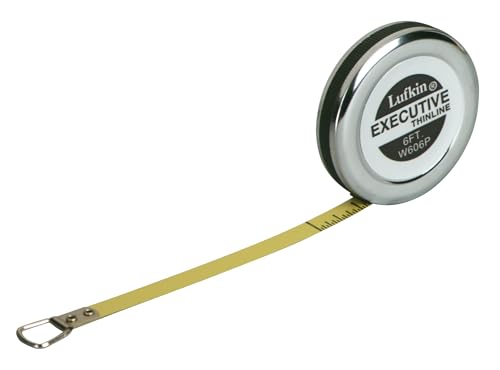Crescent Lufkin ruler case with polished chrome finishes protects the blade in daily use.