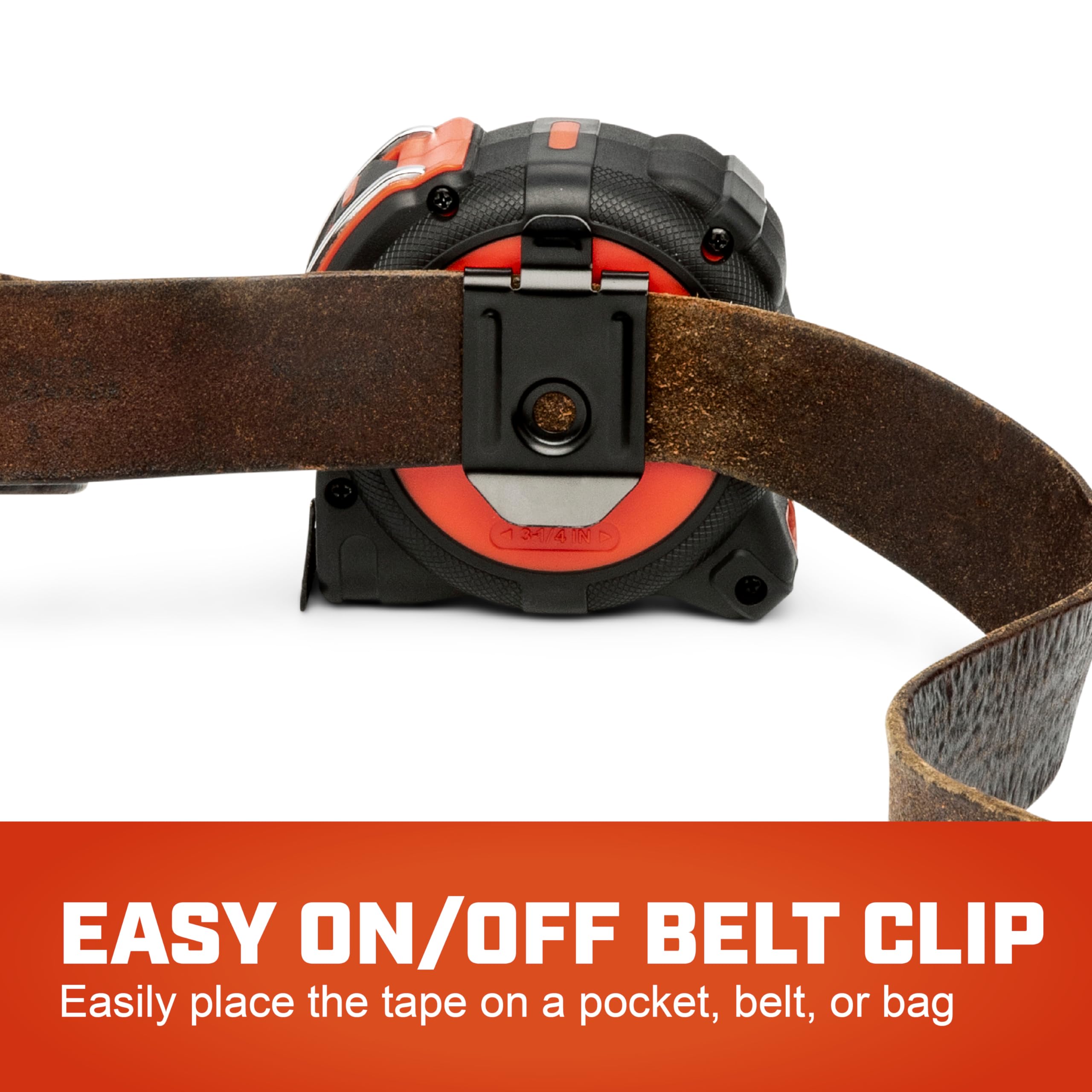 Crescent Lufkin SHOCKFORCE NITE EYE tape stablewing blade improves marking stability