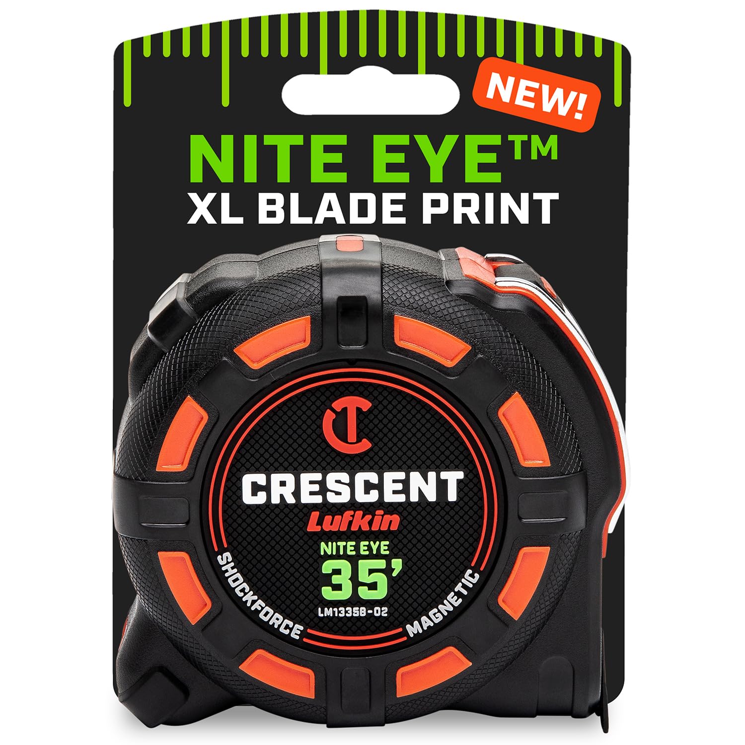 Crescent Lufkin SHOCKFORCE NITE EYE blade enables clear visibility in low light